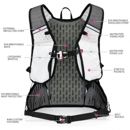 New outdoor cycling backpack, men's three-way bike, summer outdoor travel mountaineering bag, women's hiking camping backpack