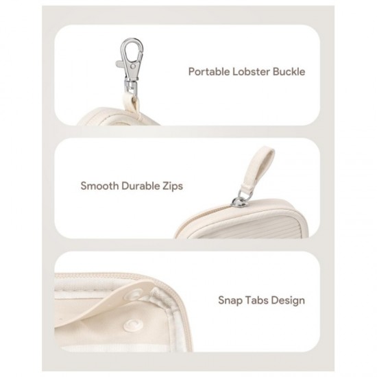 Jewelry storage bag, portable travel jewelry box, jewelry bag, necklace, earring, ring, jewelry box