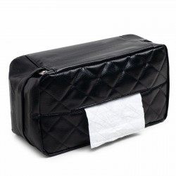 New car tissue box, universal sun visor armrest box, chair back hanging leather car tissue box
